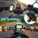 Motorcycle Handlebar Bag Phone Holder – Universal Waterproof Touchscreen Holder for 4.5-6.4 Inch Phones