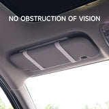 HD LED Car Makeup Mirror – Touchscreen Control & Adjustable Lighting