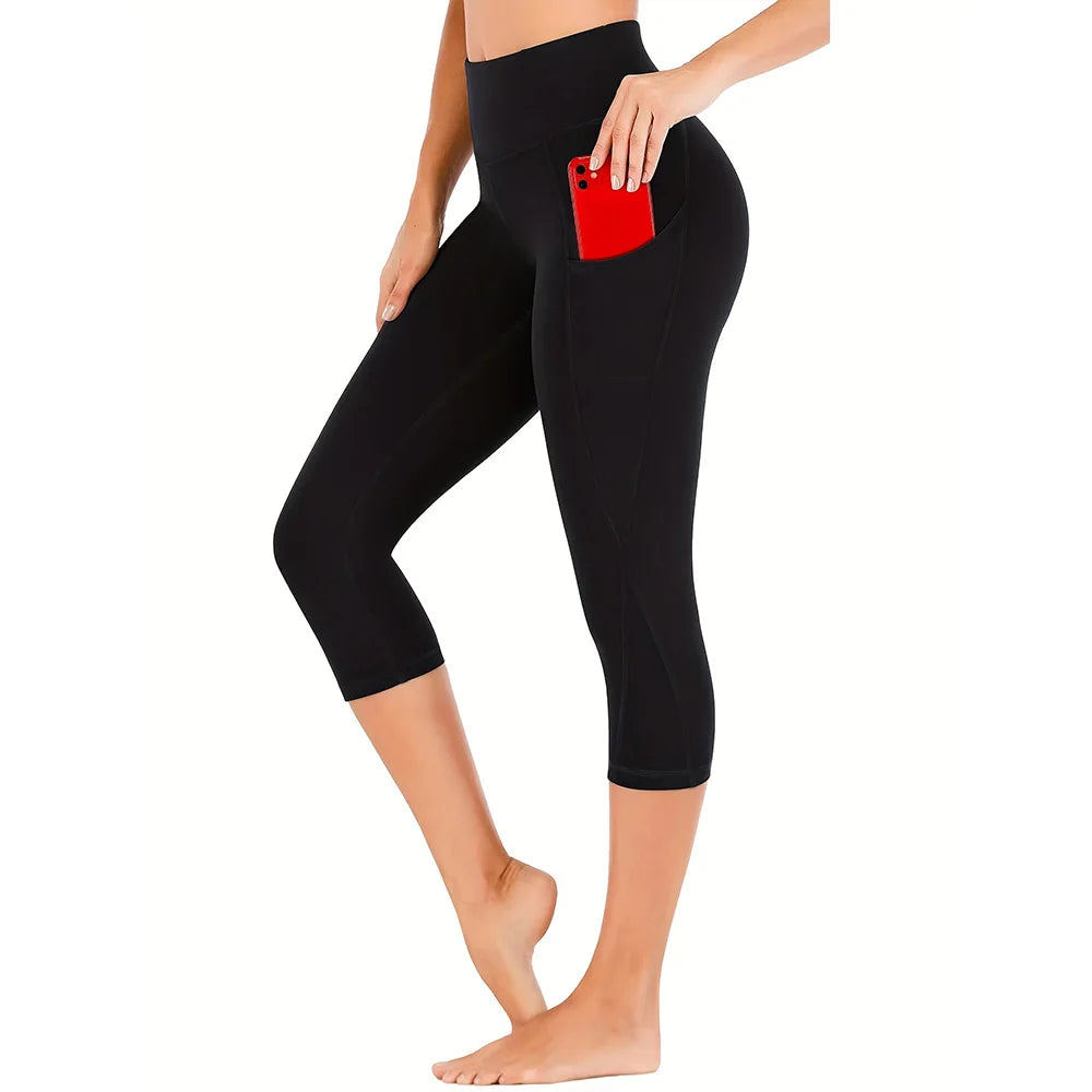 Women’s High-Waist Stretch Yoga Shorts – Breathable, Lightweight Activewear for Fitness & Training