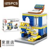 Small Building Blocks Compatible with Lego for Creative Construction