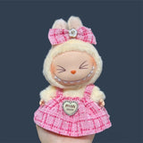 1/12 Scale Labbubu Doll Clothes and Accessories for Baby Dolls