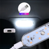 Magnetic USB Rechargeable LED Car Reading Light – Compact Touch Switch & Multi-Color Options