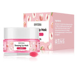 Mango Overnight Lip Mask - Intense Hydration & Anti-Aging Lip Treatment (20g with Brush)