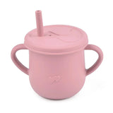 Vaso de silicona para niños para aperitivos y bebidas: sin BPA, portátil y seguro