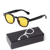 Gafas de sol redondas pequeñas con degradado azul de moda: gafas de sol cuadradas de diseño vintage con diseño de tortuga para hombres y mujeres