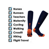 Graduated Compression Socks – Knee-High Support for Circulation, Anti-Fatigue & Sports Performance