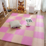 Alfombra de espuma para juegos con forma de rompecabezas para bebés: alfombra de piso suave y segura para niños
