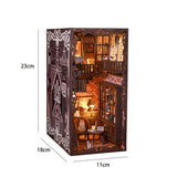 DIY Wooden Miniature Dollhouse Kit with Furniture – Handmade Assembly Model for Teens & Adults