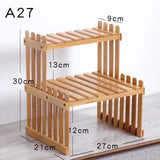 Bamboo 3-Tier Plant Stand – Indoor Flower Pot Rack & Multi-Purpose Storage Shelf