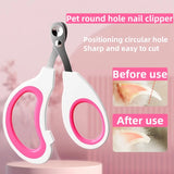Professional Stainless Steel Pet Nail Clippers for Cats & Dogs
