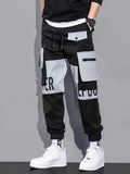 Men’s Lightweight Safari Cargo Pants – Elastic Waist Casual Trousers with Pockets
