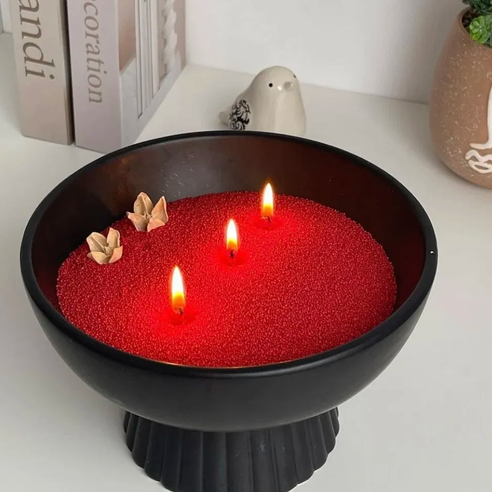 Cera de arena para velas perladas DIY: mezcla de cera de soja para aromaterapia y fabricación de velas personalizadas
