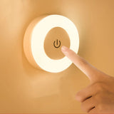 LED Touch Night Light – USB Rechargeable Magnetic Wall Lamp for Bedroom, Aisle & Wardrobe