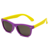Gafas de sol clásicas de silicona para niños: protección UV400 para niños y niñas