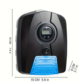High-Pressure 12V Portable Car Air Pump with 150 PSI and Fast Inflation