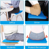 Cooling Gel Seat Cushion for Office, Car & Home – Pressure Relief & Breathable Comfort