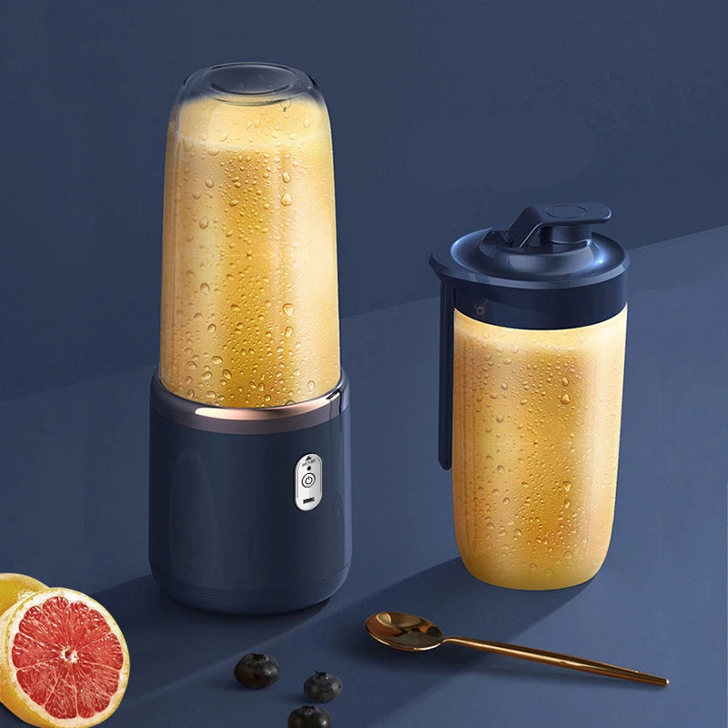 Licuadora eléctrica portátil: minilicuadora inalámbrica para jugos y batidos frescos