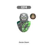 Marvel Superhero Micro Building Blocks - Doctor Doom & X-Men Action Figure Set