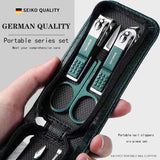 Professional Stainless Steel Nail Clipper Set - 6-Piece Manicure Kit for Men & Women
