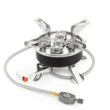 8800W Portable Gas Camping Stove - High-Power Outdoor Cooking with Windproof Design