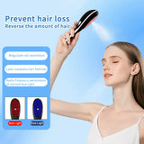 Electric Scalp Massager Comb with Red & Blue Light Therapy – Nano Mist Hair Growth Treatment Brush