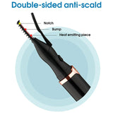 Portable USB Heated Eyelash Curler with Adjustable Temperature for Natural & False Lashes