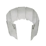 9-Panel Aluminum Alloy Wind Shield for Camping Stoves - Foldable & Portable