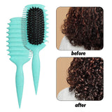 Curly Hair Detangling & Curl Defining Brush for Wet or Dry Styling