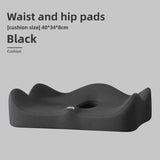 Memory Foam Car Seat Cushion - Universal Lumbar & Buttock Support Pillow