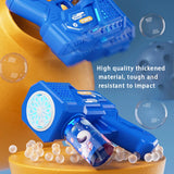 Space-Themed Bubble Gun for Kids - Automatic Bubble Blaster Toy for Outdoor Play