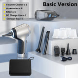 15000Pa Cordless Car Vacuum Cleaner - Powerful Wet/Dry Handheld Vacuum for Home & Auto