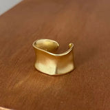 925 Sterling Silver Irregular Geometric Ring – Minimalist Jewelry for Women