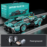 RC Building Block Car Kit – DIY Remote Control Toy with Motors & Battery for Teens and Adults
