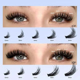 DIY Lash Extension Kit with 200 Natural Cluster Lashes