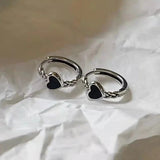 Oversized Punk Style Geometric Hoop Earrings for Women