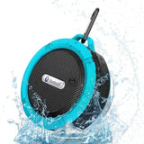 Portable Waterproof Bluetooth Speaker – 5W Compact Wireless Speaker with Suction Cup & Stereo Sound
