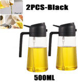 Oil Spray Bottle for Cooking – Refillable Olive Oil Dispenser for BBQ, Baking & Kitchen Use (200ml–500ml)
