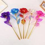 Galaxy Rose – Eternal 24K Gold Foil Artificial Flower for Romantic Decor & Gifting