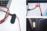 Organizador de cables de silicona, clips autoadhesivos para gestión de cables para mouse, teclado, auriculares y cables USB