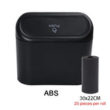 3Pcs Car Trash Can with Lid + 60 (300) Garbage Bags – Leakproof & Compact