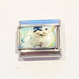 DIY Cartoon Cat Italian Charm Links for Stainless Steel Bracelets – Trendy Modular Jewelry Accessories