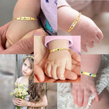 Customizable Stainless Steel Charm Bracelet - Personalized Name Bracelet for Men and Women