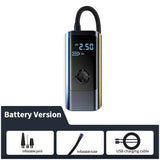 Cordless Car Tire Inflator | 150 PSI Wireless Air Compressor with 8000mAh Battery