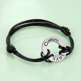 Custom Infinity Name Bracelet – Personalized Stainless Steel Charm for All Genders