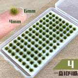 104PCS Miniature Grass & Flower Model Kit – Realistic DIY Scenery for Dioramas, Railways, and Gardens