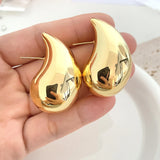 Elegantes pendientes colgantes vintage con forma de gota de agua: elegantes, ligeros y atemporales