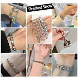 Accesorios de pulsera modulares vintage: joyería de moda DIY para la expresión creativa