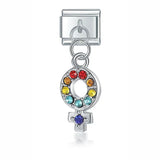 Stylish Stainless Steel Animal-Themed Link Bracelet for Women - Classic Fashion Accessory