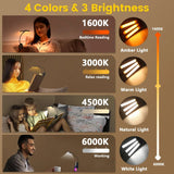 Rechargeable LED Book Light with Adjustable Brightness and Color Modes