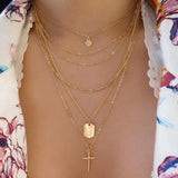 Collar con colgante de candado bohemio: joyería llamativa de inspiración vintage para mujeres